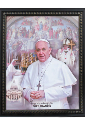 Framed Print of Pope Francis