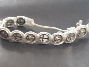 First Communion Macrame Bracelet