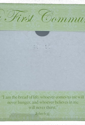 My First Communion Glass Photo Frame